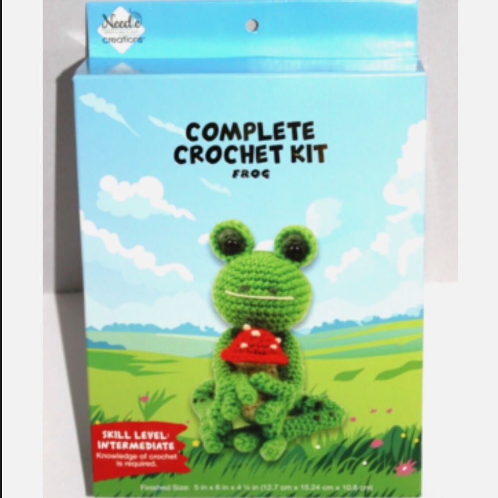 Complete Crochet Kit - Frog NEW - Picture 2 of 7